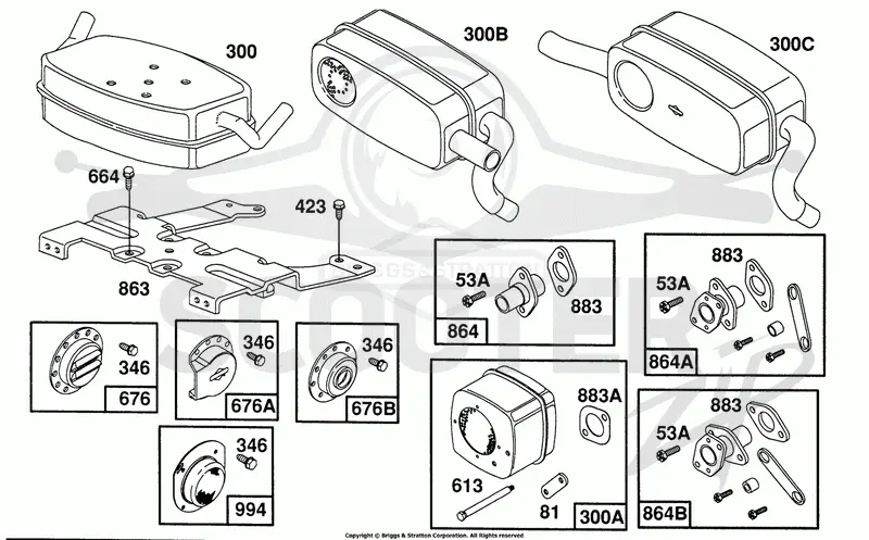 Mufflers Groups, Deflectors