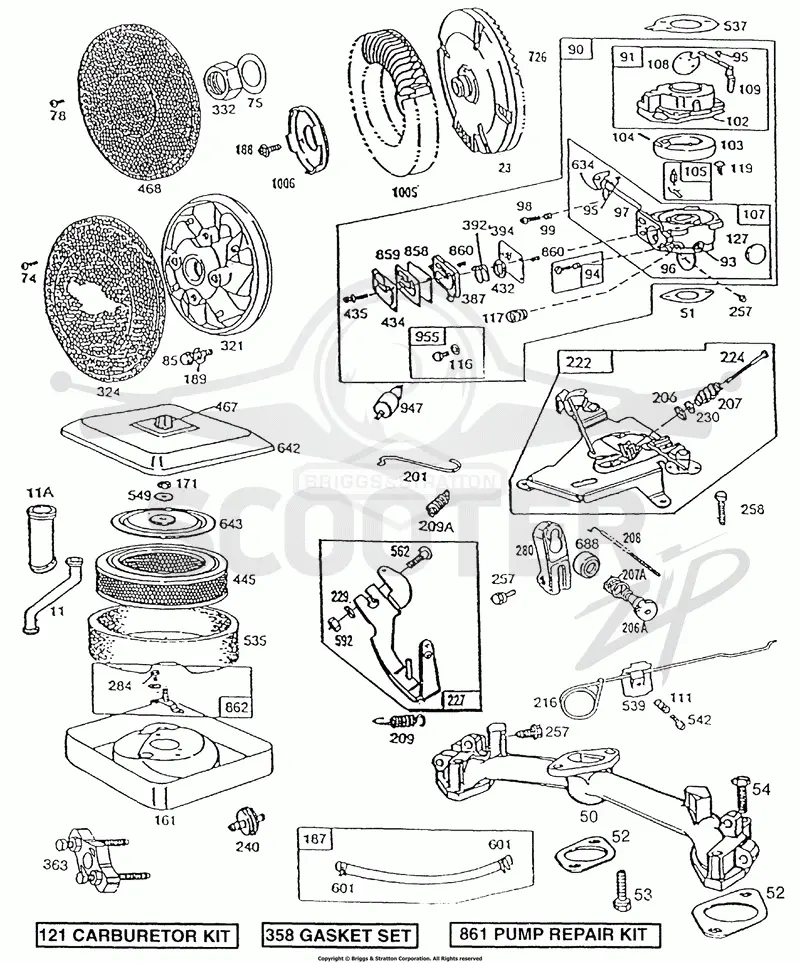Crankshaft, Cam, Piston Grp