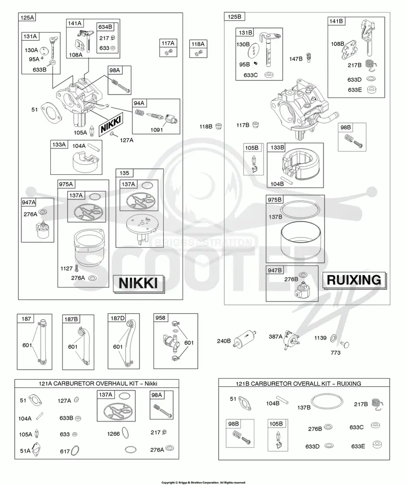 Carburetor, Fuel System, Kit - Carburetor Overhaul