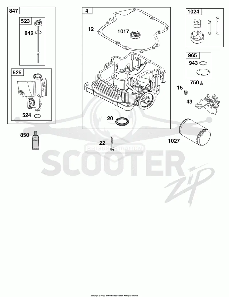 Crankcase Cover/Sump and Lubrication Group