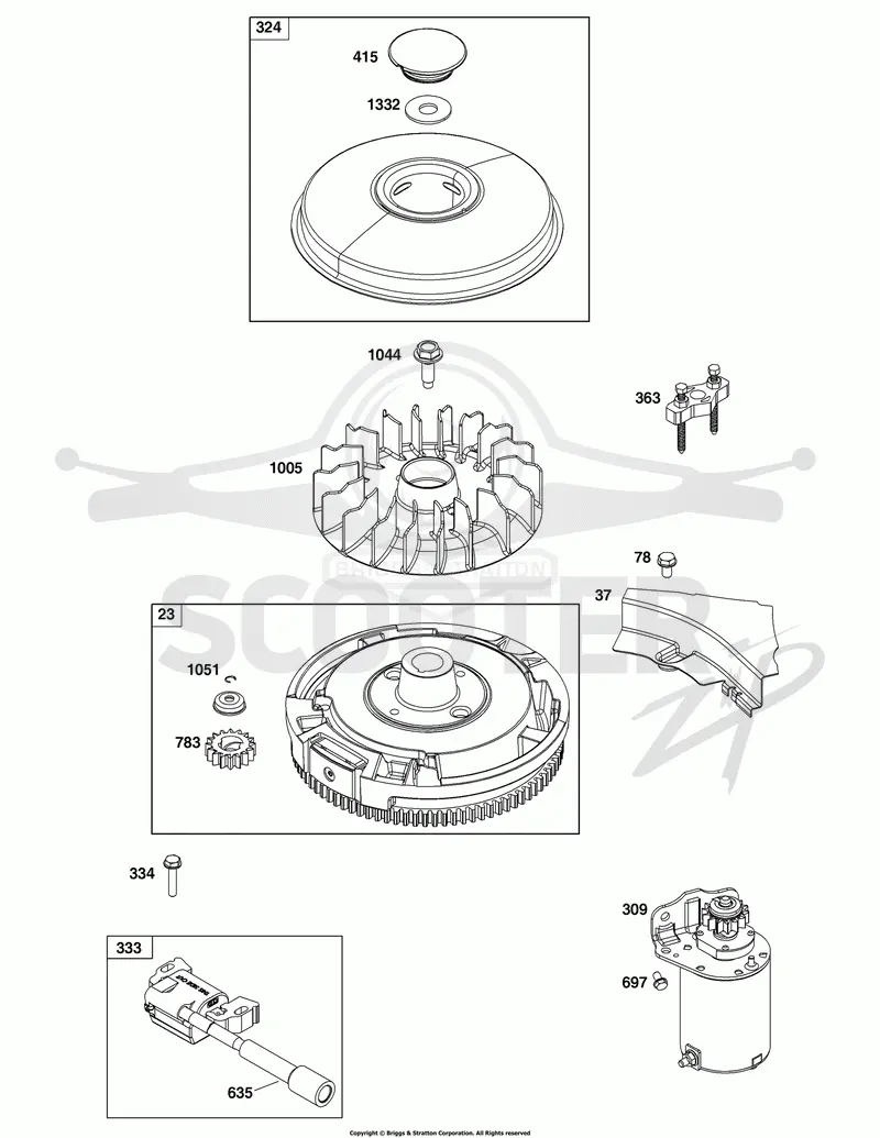 Flywheel, Ignition, and Starter Group