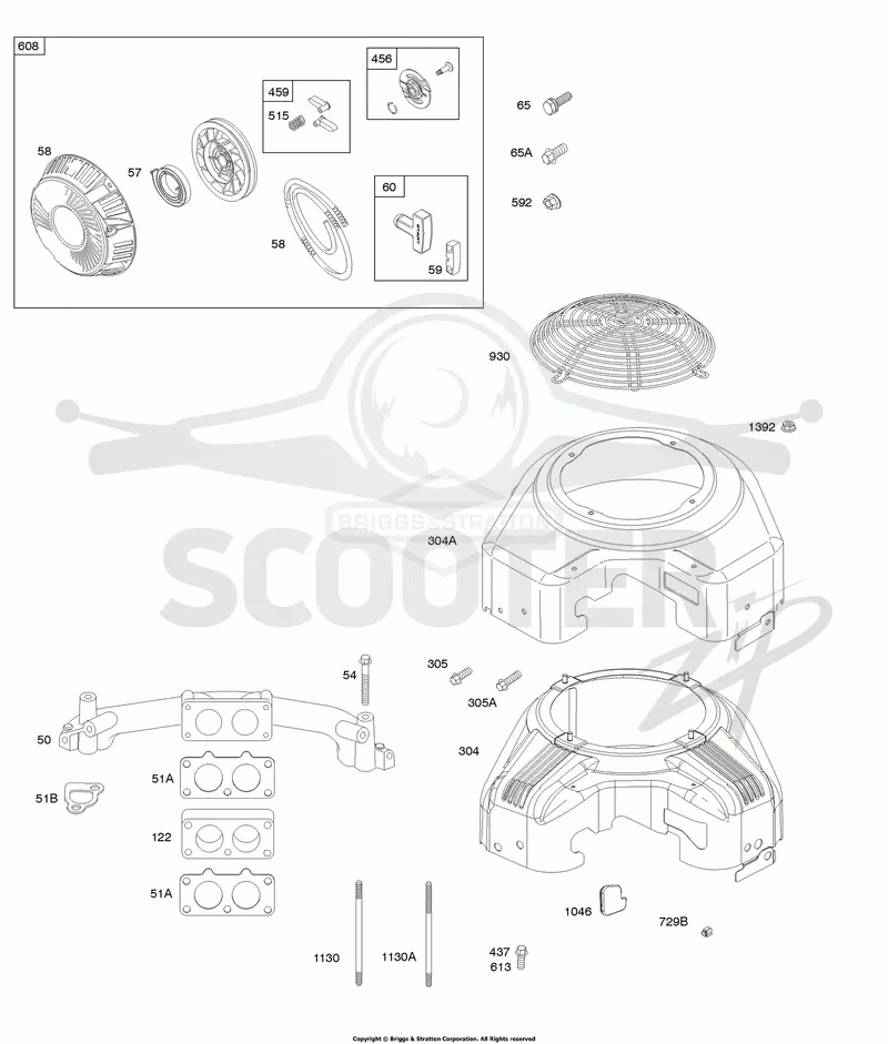 Blower Housing, Intake Manifold