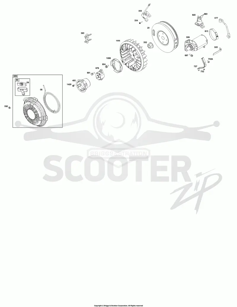 Flywheel, Ignition, and Starter Group