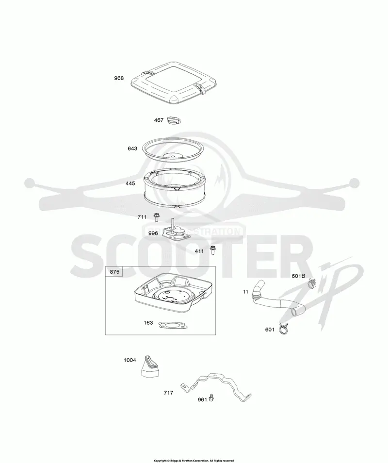 Air Cleaner, Breather Tube