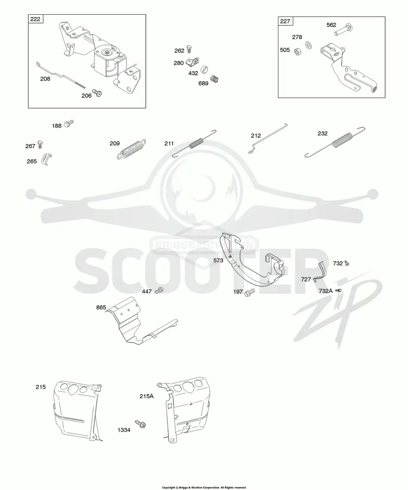 Controls, Air Guides, Springs