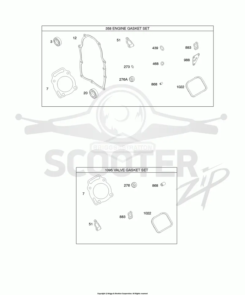 Engine Gasket Set, Valve Gasket Set