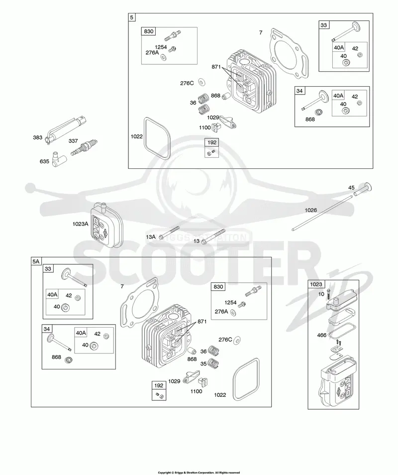 Cylinder Head, Valves