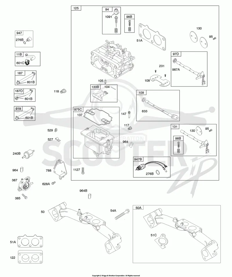 Carburetor, Fuel Supply, Intake Manifold,