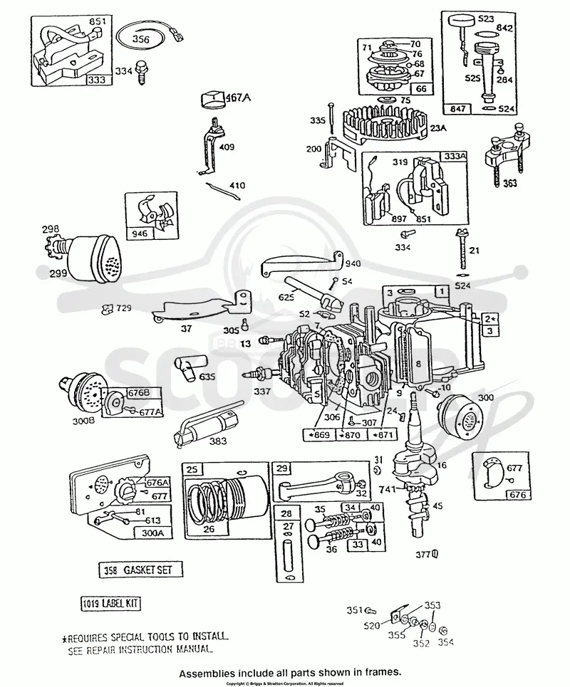 Cylinder,Mufflers,Piston Grp