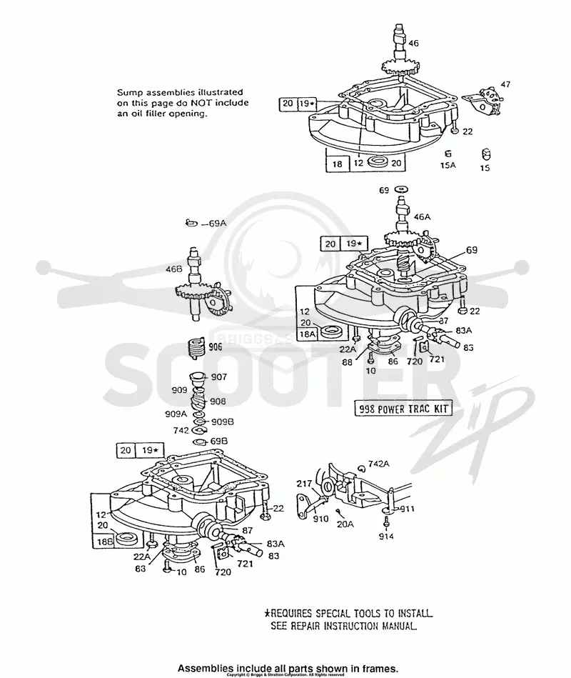 (3) Sump Bases