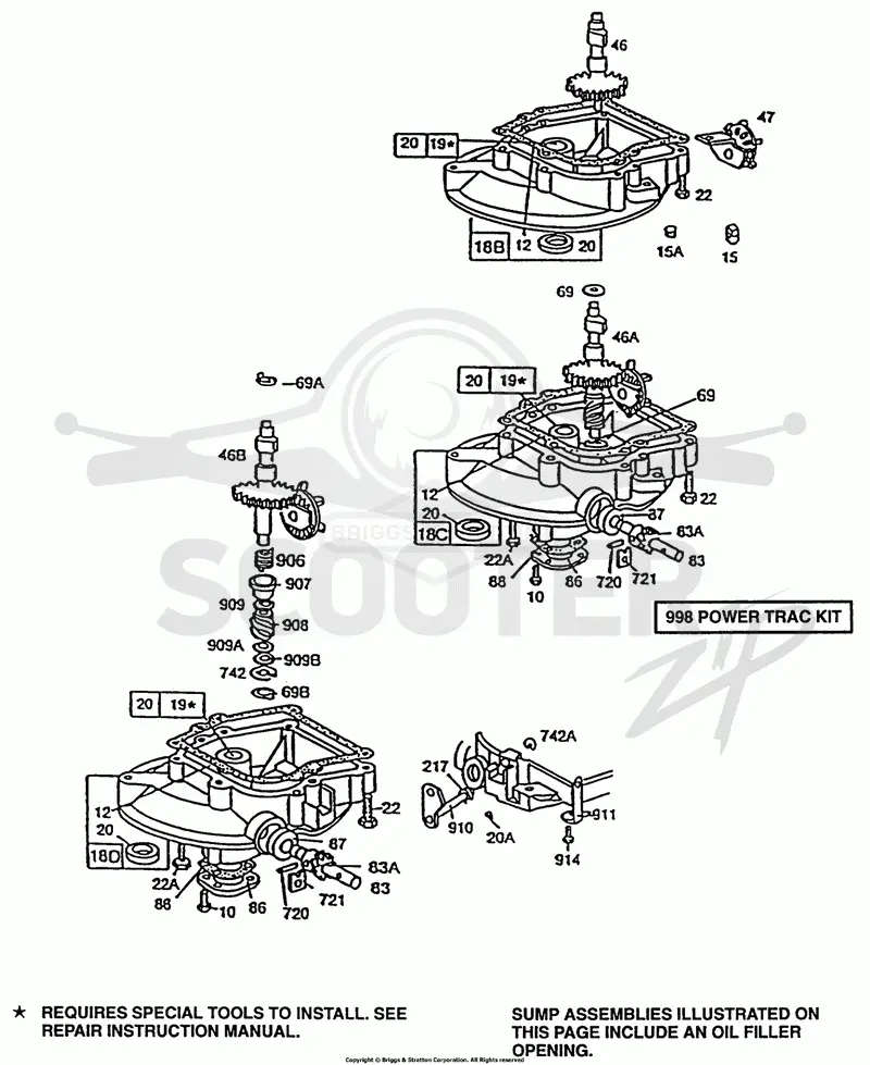 (3) Sump Bases