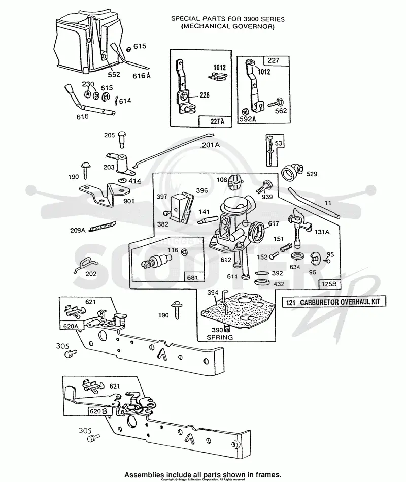 Carburetor, Control Brackets