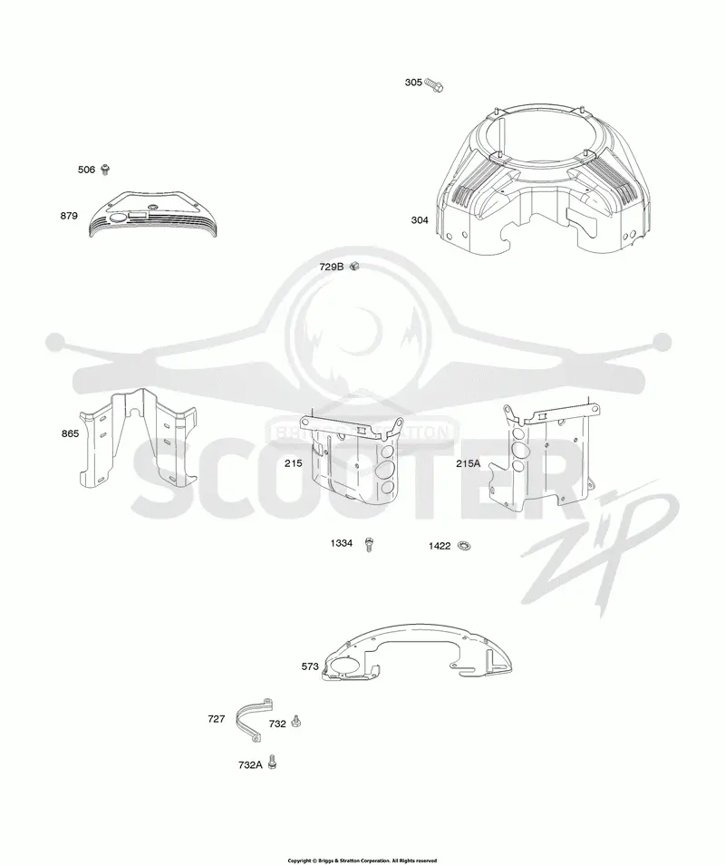 Blower Housing, Shrouds, Air Guides