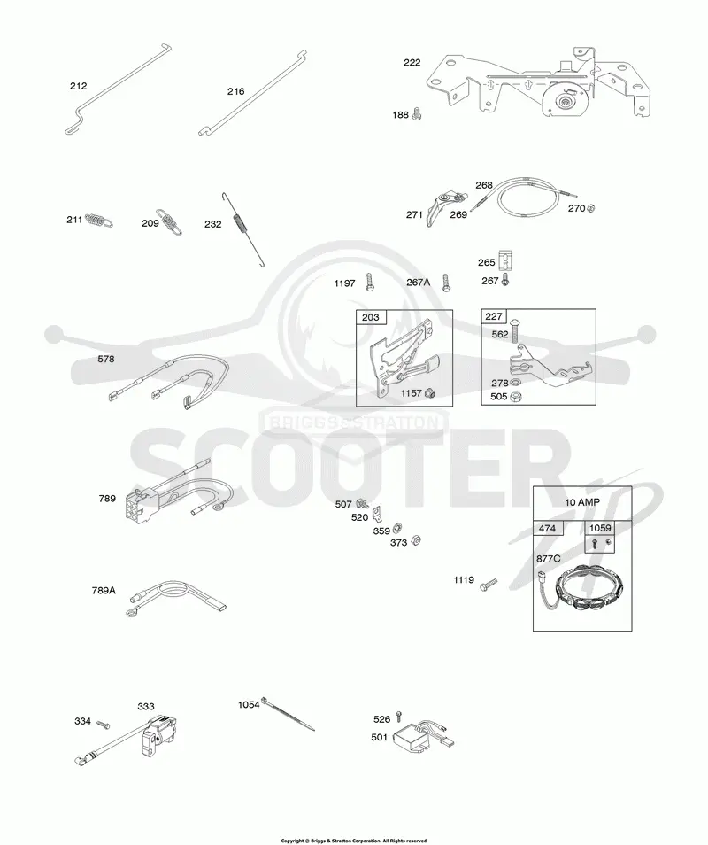 Controls, Springs, Alternators, Ignition