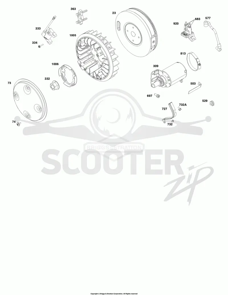 Flywheel, Ignition, and Starter Group