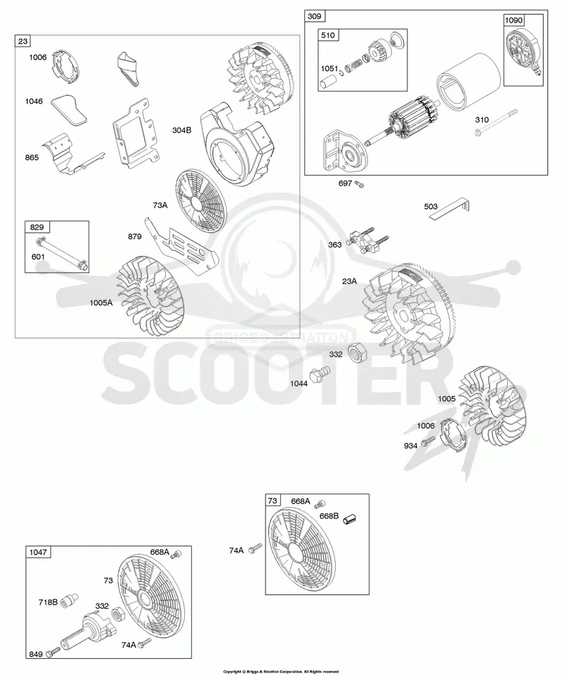 Flywheel, Electric Starter