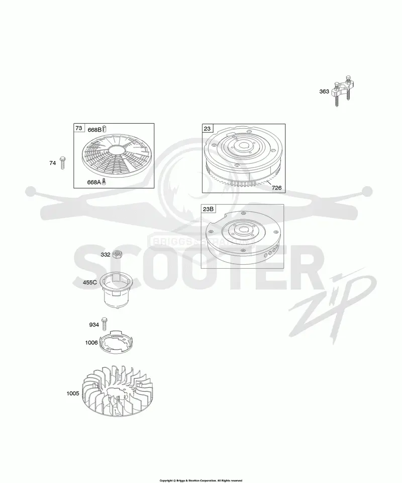 Flywheel, Rotating Screen