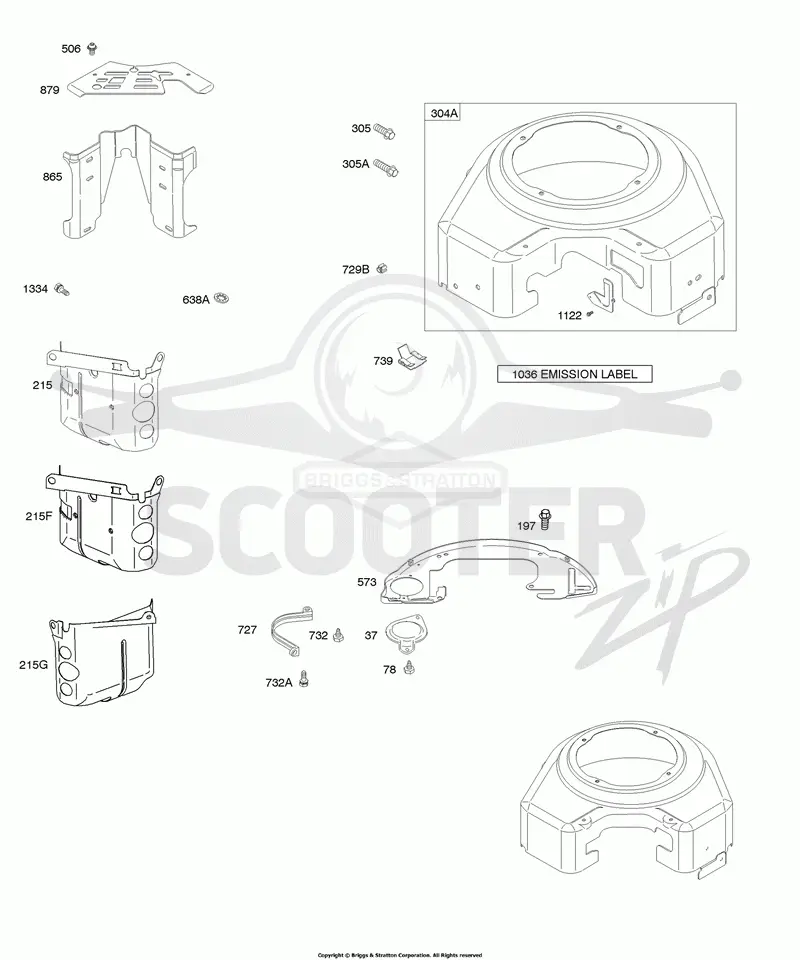 Blower Housing, Air Guides