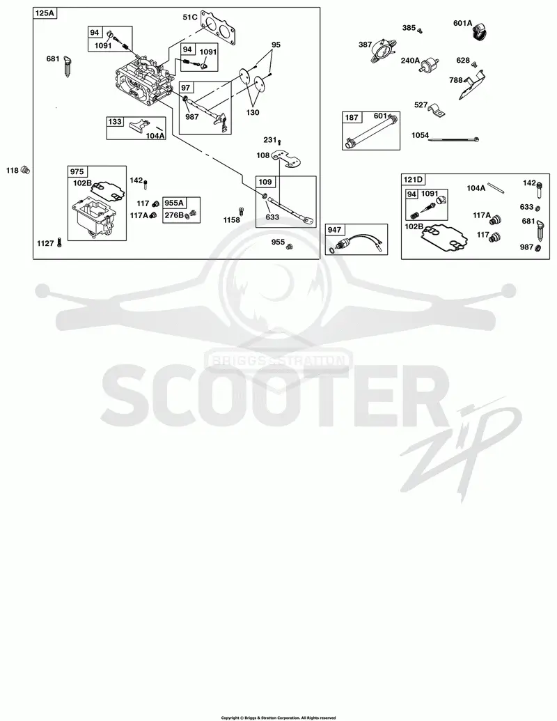 Carburetor, Fuel Supply, Kit - Carburetor Overhaul