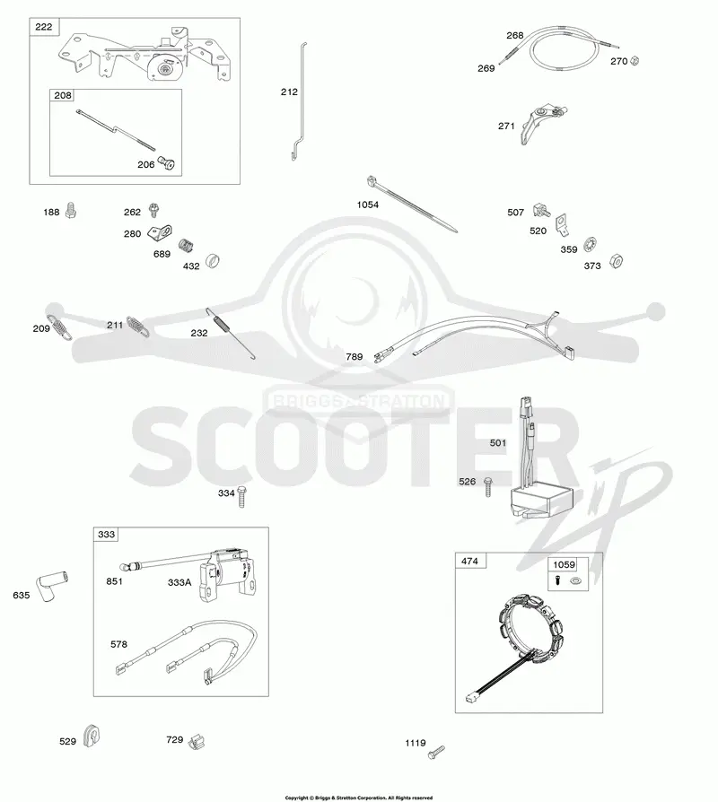 Armature, Alternator, Regulator, Control Bracket