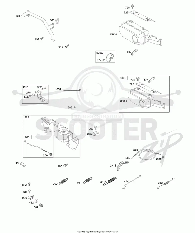 Controls, Governor Spring, Exhaust