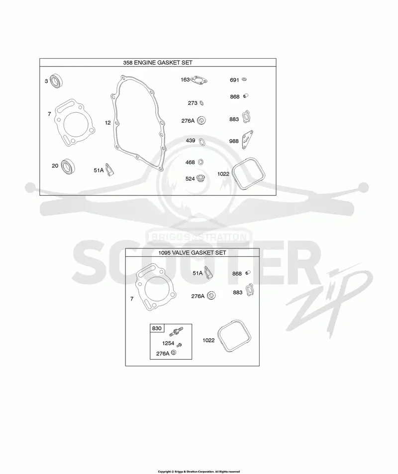 Engine and Valve Gasket Kits