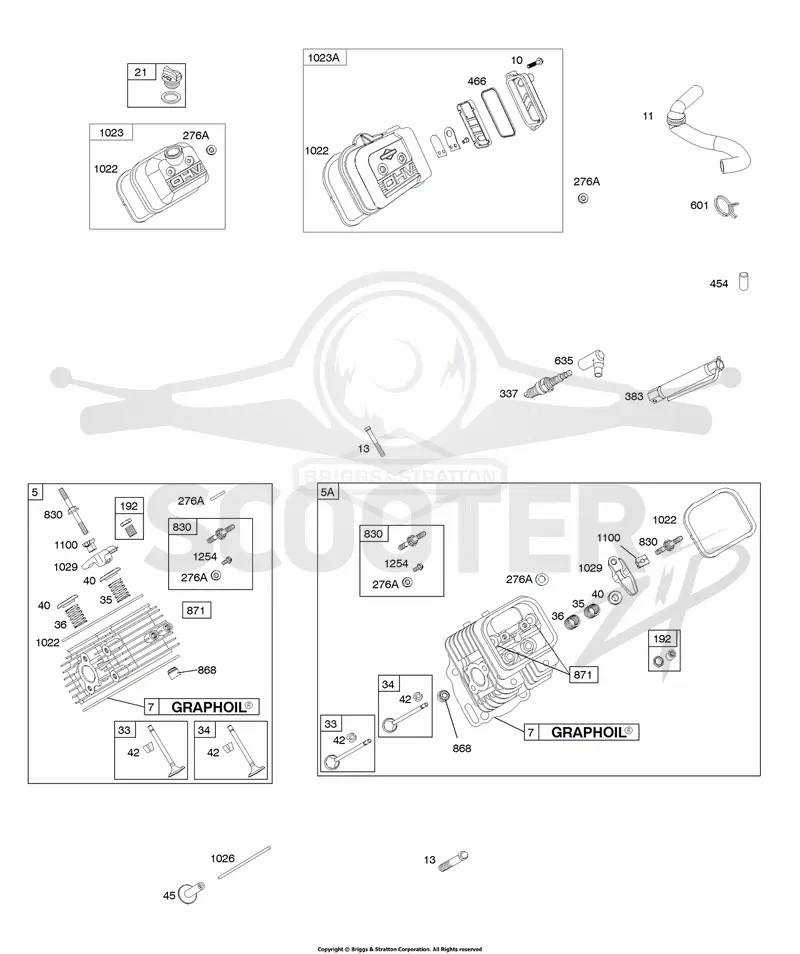 Cylinder Head, Valves
