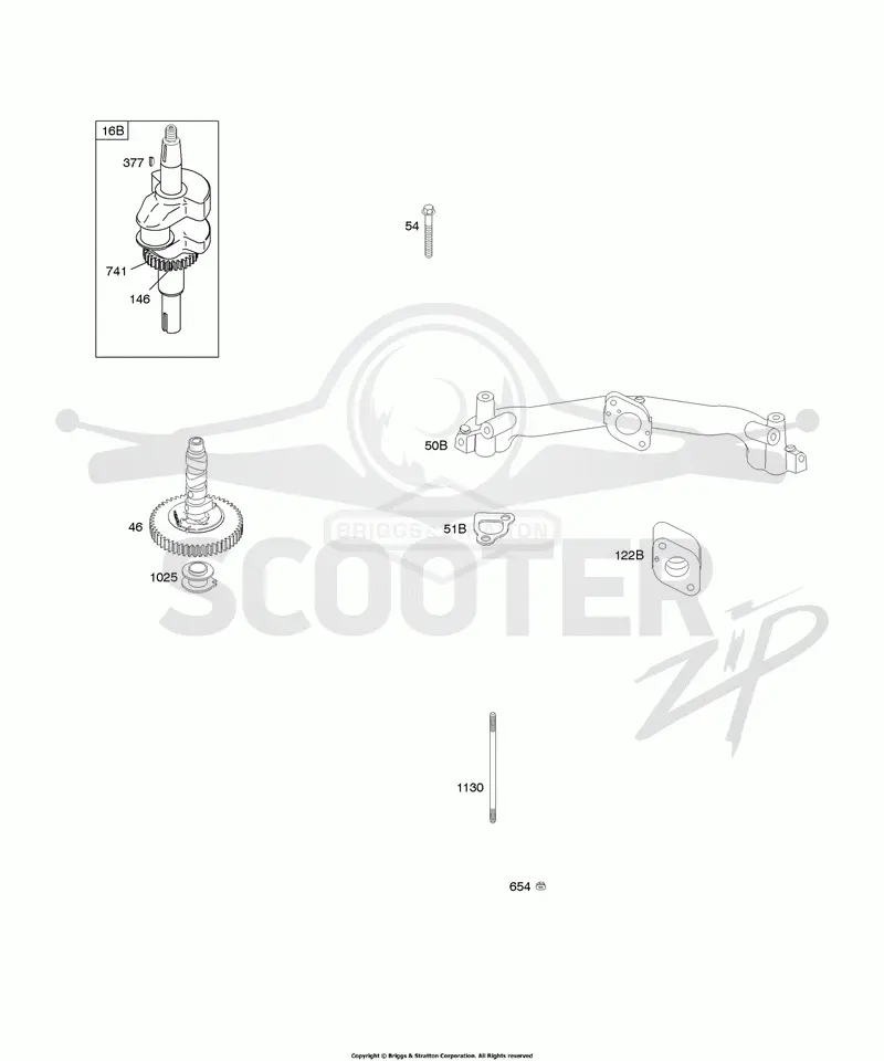 Camshaft, Crankshaft, Intake Manifold