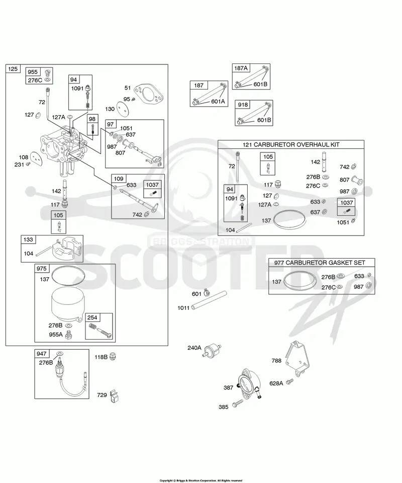 Carburetor, Fuel Pump, Kit  - Carburetor Overhaul