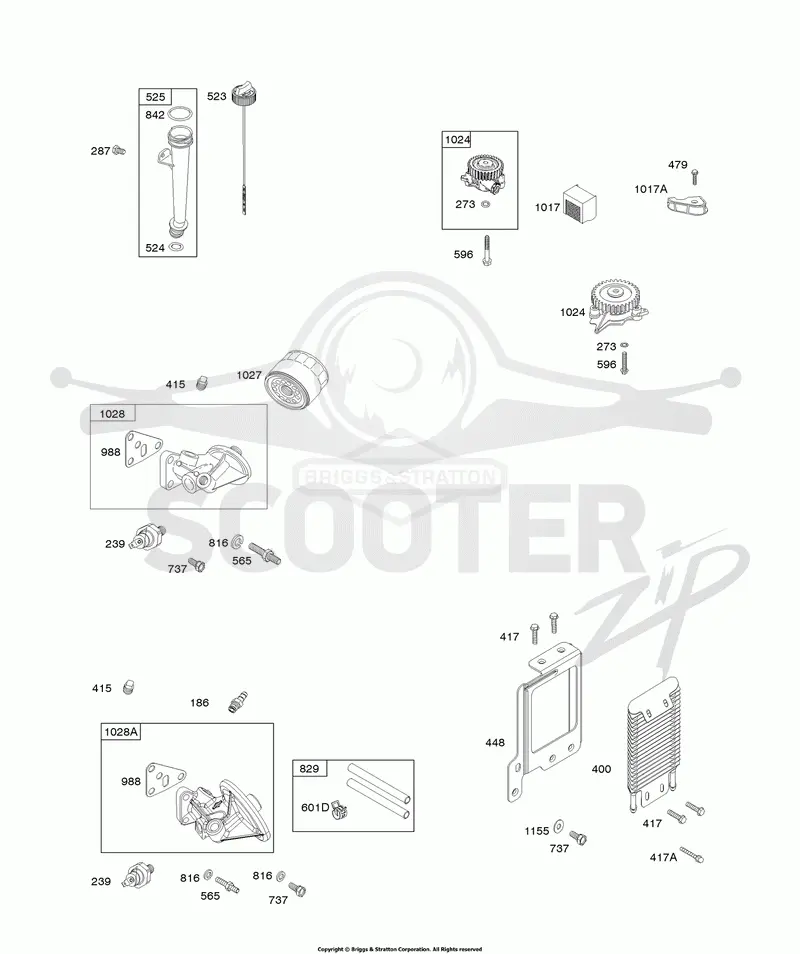 Lubrication, Oil Fill, Oil Cooler