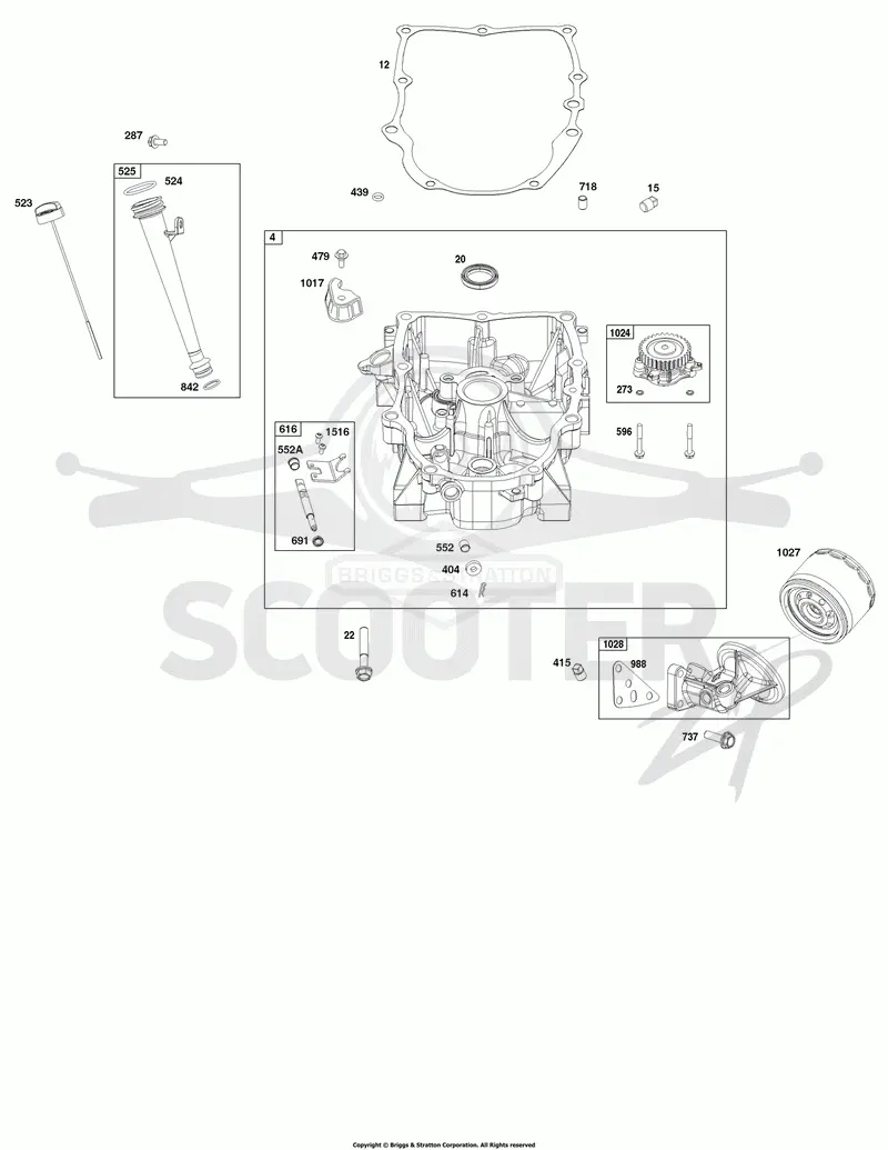 Crankcase Cover/Sump and Lubrication Group