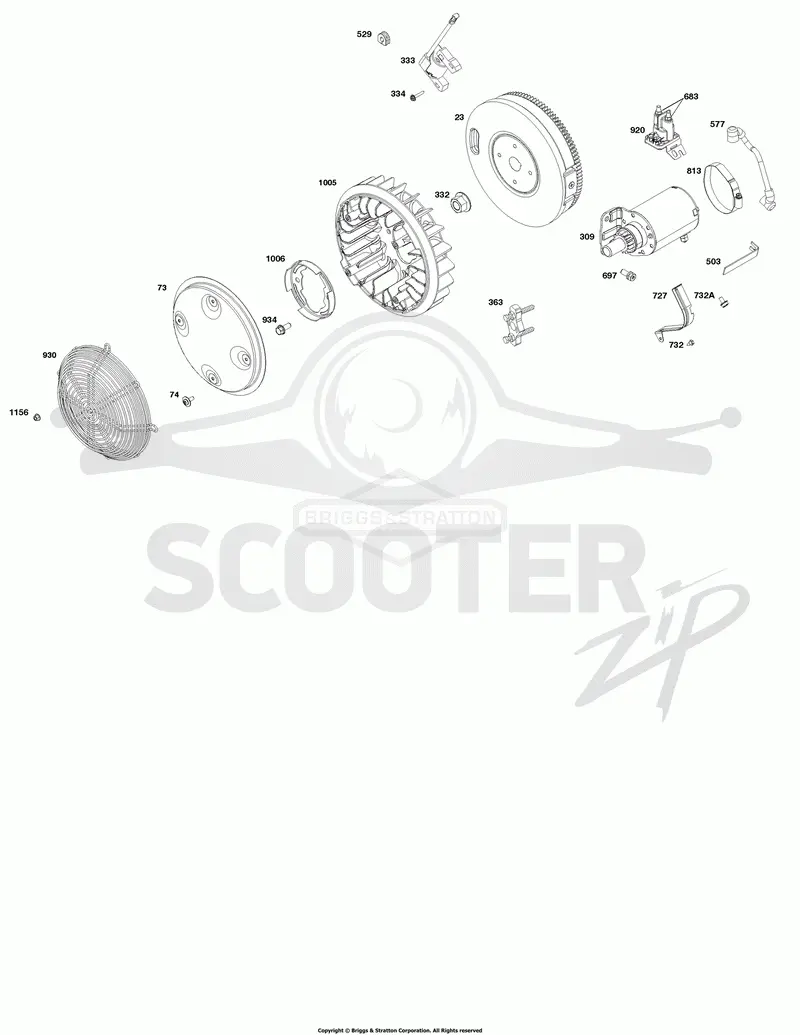 Flywheel, Ignition, and Starter Group