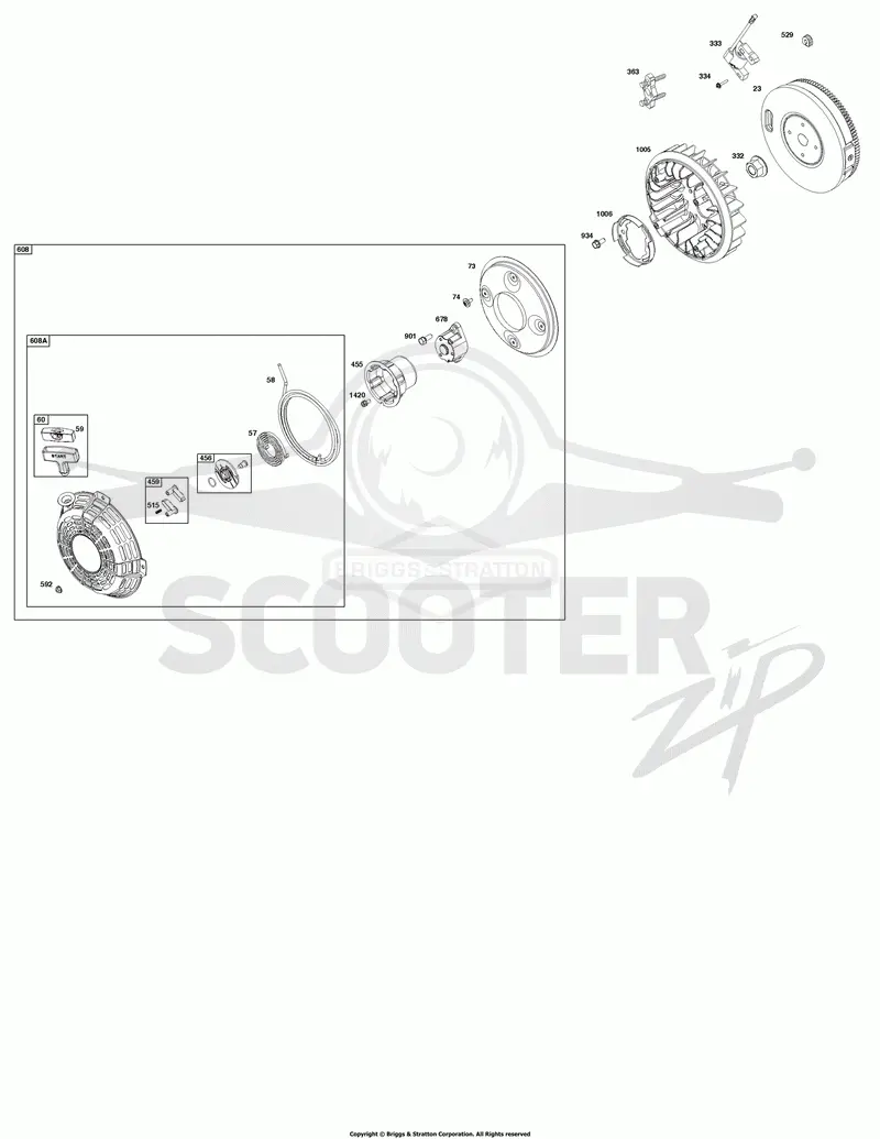 Flywheel, Ignition, and Starter Group