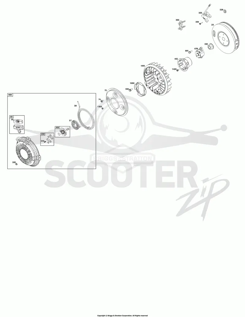 Flywheel, Ignition, and Starter Group