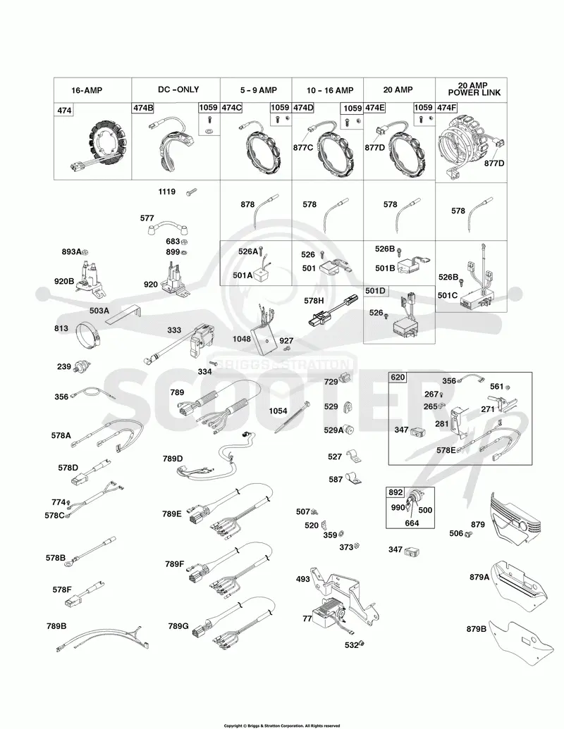 Alternator, Ignition, Switches