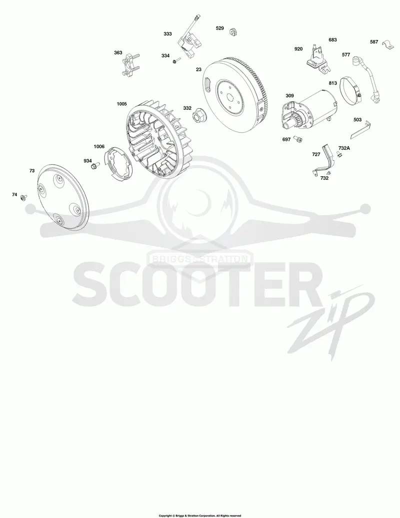 Flywheel, Ignition, and Starter Group
