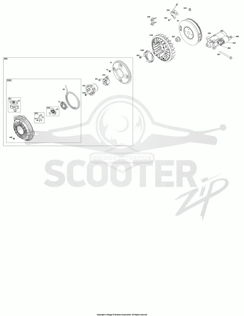 Flywheel, Ignition, and Starter Group
