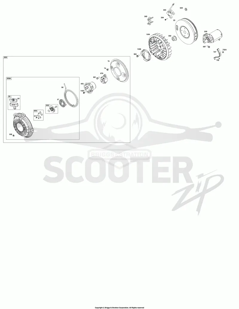 Flywheel, Ignition, and Starter Group