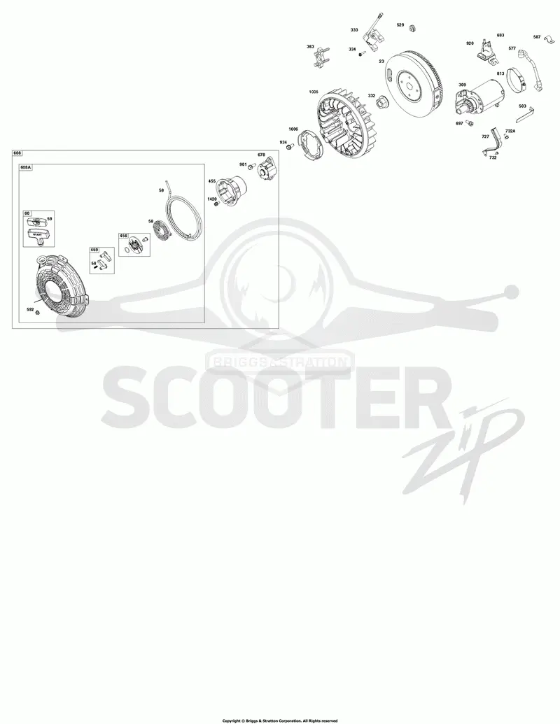 Flywheel, Ignition, and Starter Group
