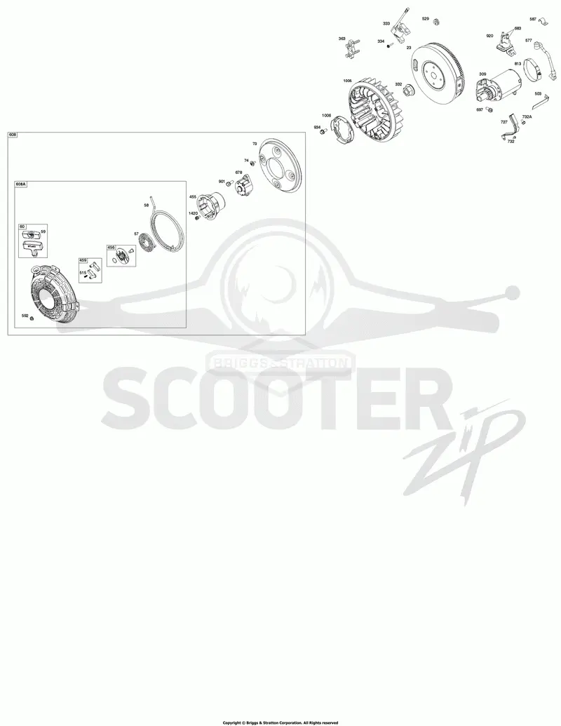 Flywheel, Ignition, and Starter Group