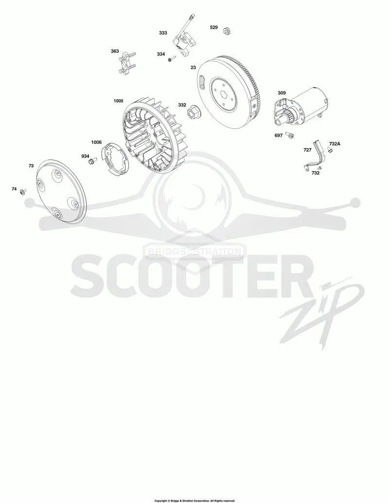 Flywheel, Ignition, and Starter Group