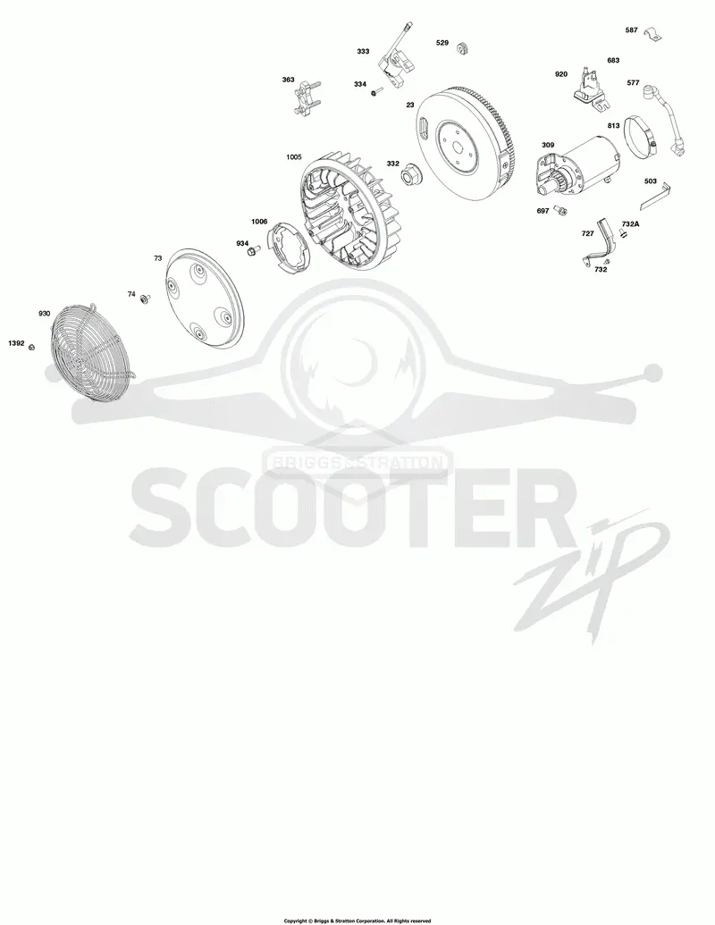 Flywheel, Ignition, and Starter Group