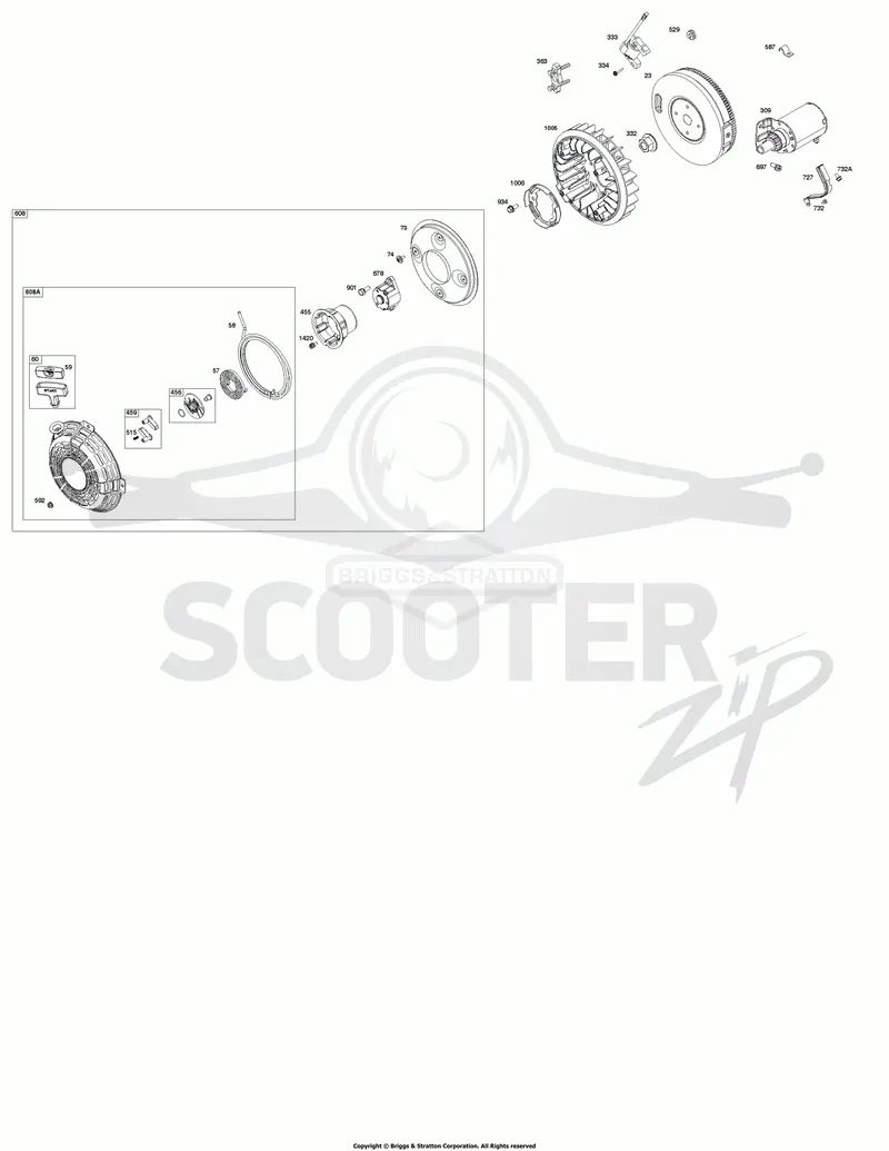 Flywheel, Ignition, and Starter Group