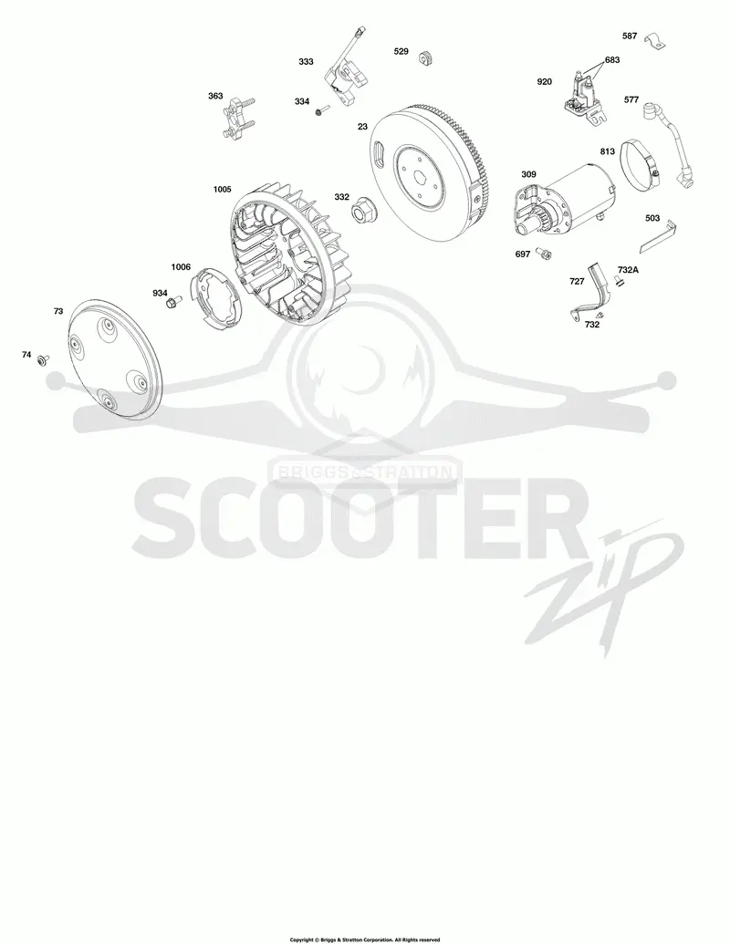 Flywheel, Ignition, and Starter Group