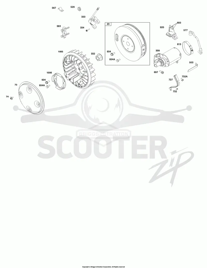 Flywheel, Ignition, and Starter Group
