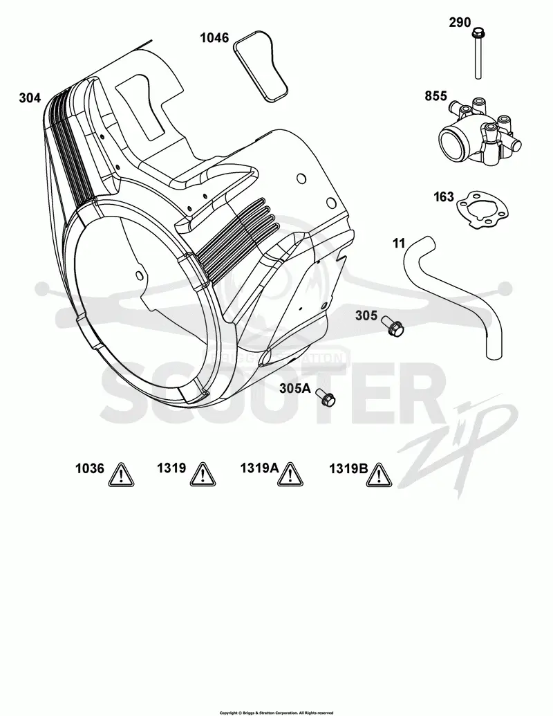 Blower Housing and Air Cleaner Group