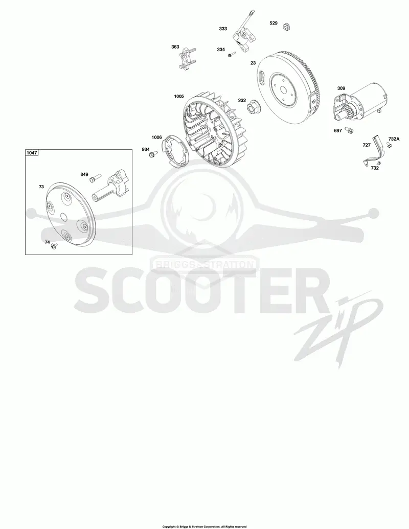 Flywheel, Ignition, and Starter Group