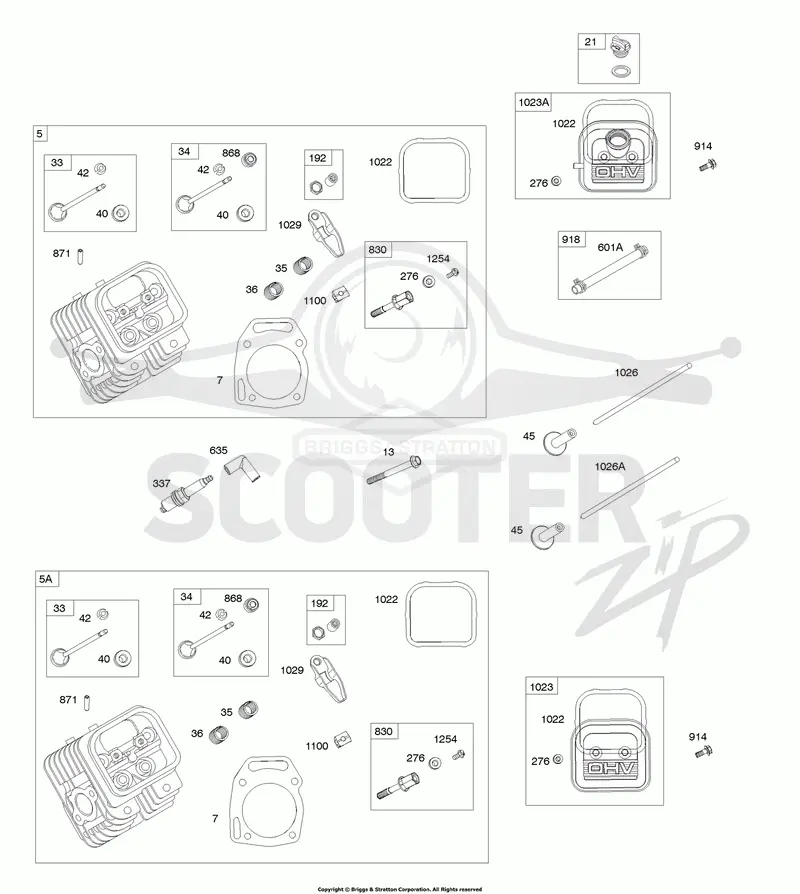 Cylinder Heads, Rocker Covers, Push Rods
