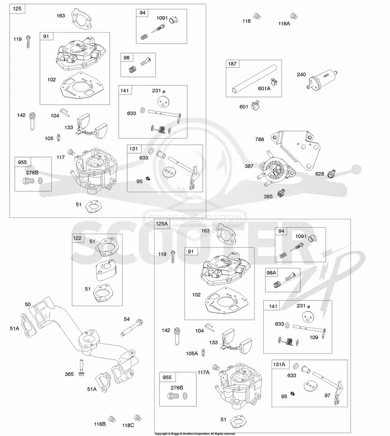 Carburetors, Fuel Pump, Intake Manifold