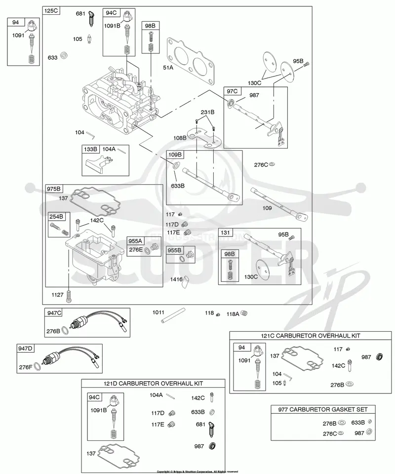 Carburetor, Kit - Carburetor Overhaul